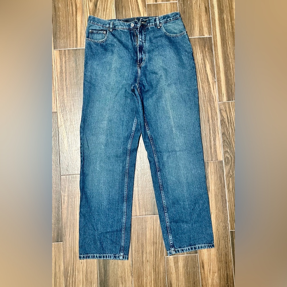 Nautica Men's Relaxed Fit Blue Jeans 36x32